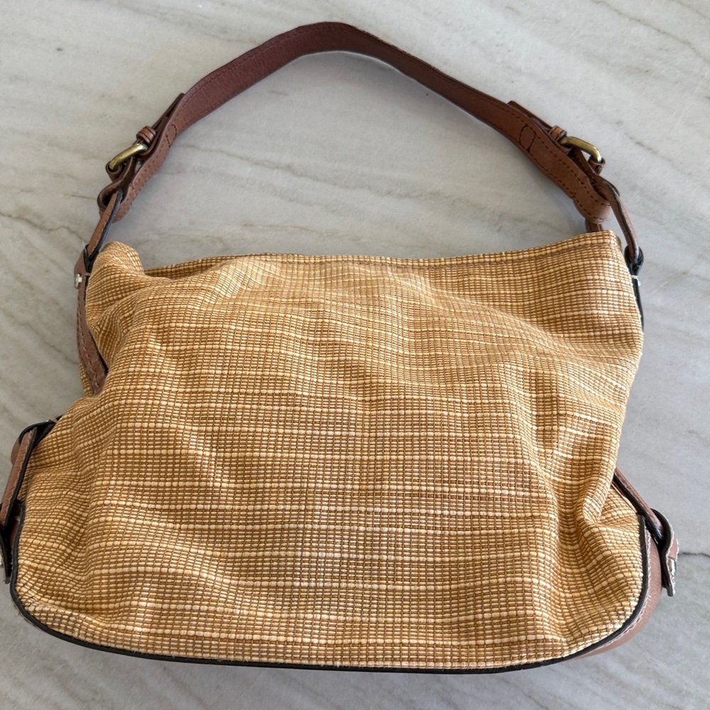 Fossil cloth handbag